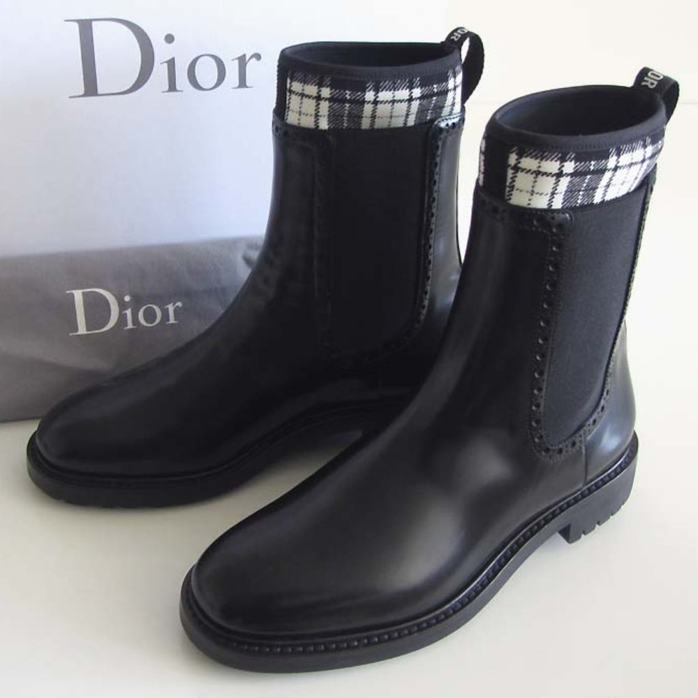 new DIOR D-Order Chelsea ankle boots 36.5 / 6.5 US - Picture 1 of 8